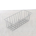 paniers suspendus noir blanc maille métallique moderne minimaliste clips muriaux