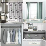 tringle douche ajustable acier inoxydable noir blanc moderne sans perçage balcon salle bain