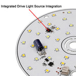 ampoule led 24w 36w 48w couleurs 6000k 3000k source lumineuse smd2835 alu moderne