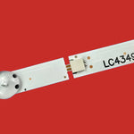 bande lumineuse led blanc rondelles noires adhésif connecteur électrique 835mm moderne