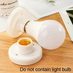 socle ampoule blanc moderne base lampe diametre 78mm hauteur 60mm rond lisse