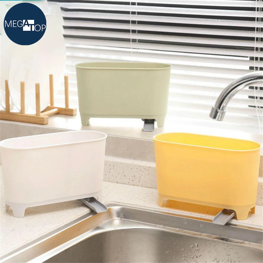 bac déchets moderne blanc jaune respectueux environnement tringle fixée cuillères fourchettes baguettes