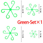 clips plante réutilisables différents diamètres noir vert rouge moderne minimaliste