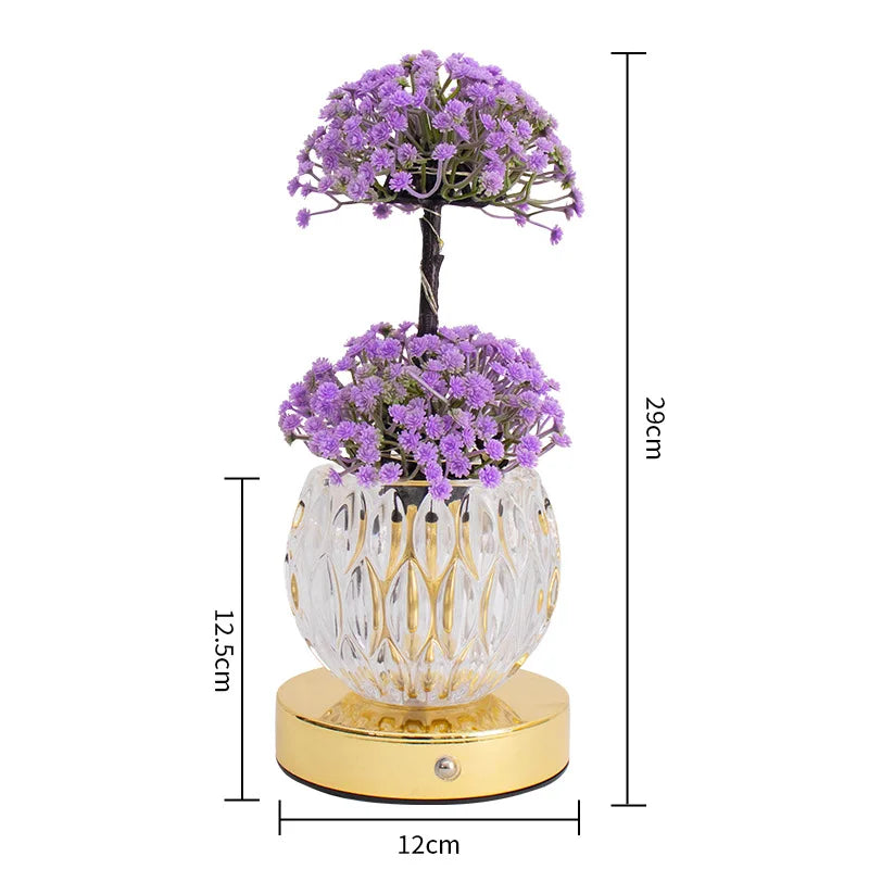 lampe table moderne rechargeable tulipes multicolores marbrées base métallique bleu rose orange violet rechargeable