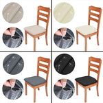 housse chaise imperméable tissu élasthanne polyester gris moderne élastique soyeuse fraiche couvrante chaise banquet