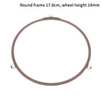 anneaux broder tapis cuisson outils pâtisserie blanc marron clair rond lisse classique fixations