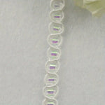 dentelle polyester or rouge mariage noire blanche classique 5m trims deco travaux manuels