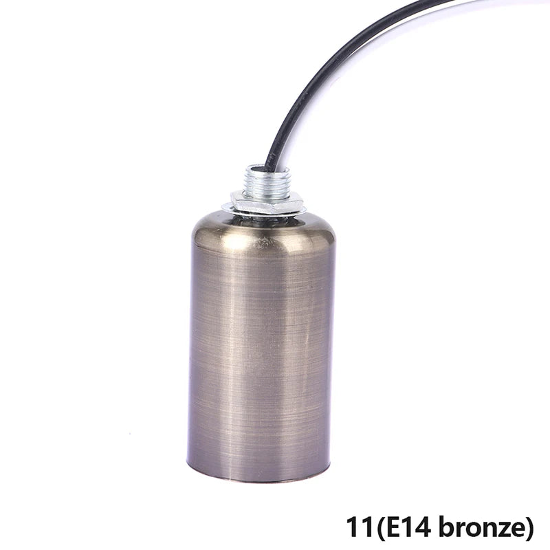 support ampoule led vis céramique noir doré cuivre argenté moderne facile