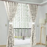 rideaux semi transparents motifs floraux modernes 100x130cm couleurs variées chambre décoration