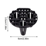 coussinets perforés protection racines pots fleurs anti moisissure utilitaires jardinage noirs