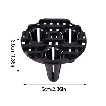 coussinets perforés protection racines pots fleurs anti moisissure utilitaires jardinage noirs
