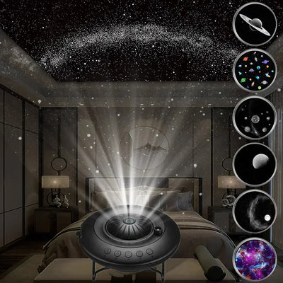 Projecteur ciel étoilé adulte UFO LED vue d'ensemble