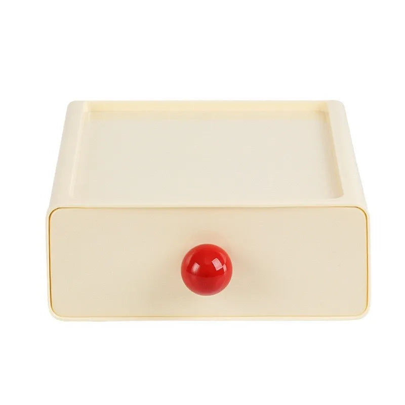 boîtes rangement tiroirs grandes capacités vert blanc rouge modernes minimalistes