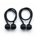 boucles rideaux moderne aimant puissant tissé opacité bleu rose marron attachement chambre salon cuisine