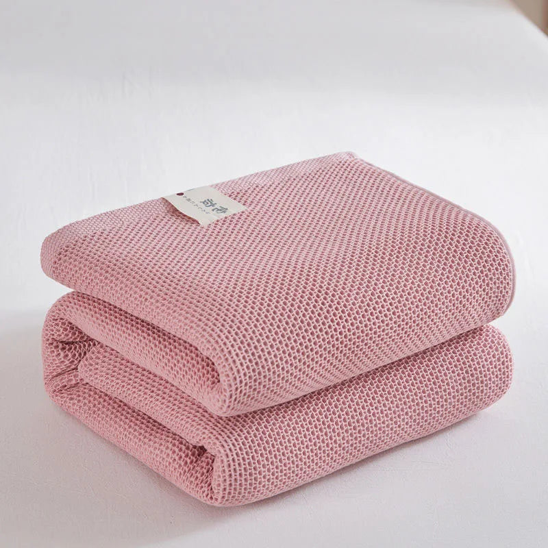 couverture coton texture points plaid canapé lit simple double king chambre été maison