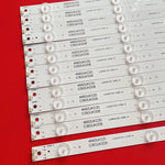 bande led blanc imprimée 650mm leds électronique connecteurs électriques 3v