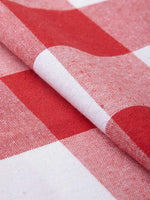 serviettes table rouge blanc carreaux classiques 40x40cm pack pcs dîner maison festive