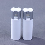 flacons atomisateurs blancs modernes capsules rechange inclusaires lisses opaques
