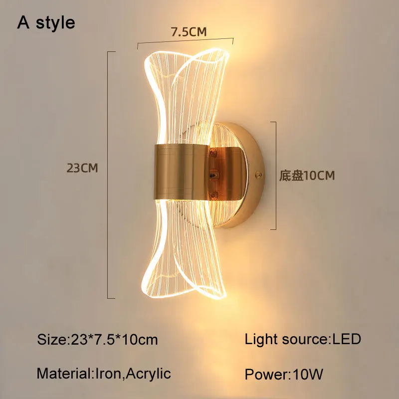 lampe murale moderne doré blanc translucide texture maille fine éclairage quotidien cuisine salle manger