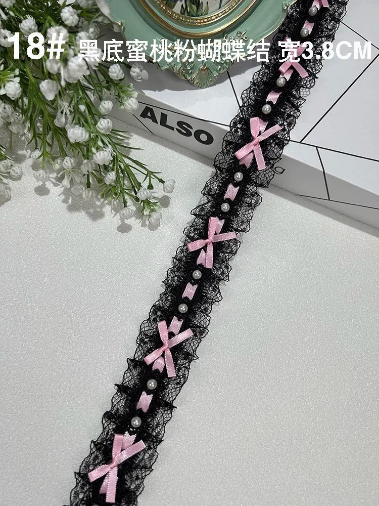 bracelet dentelle décoratif rubans élégant pourbijou bras fait main