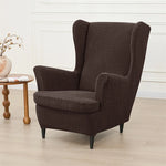 housses fauteuil gris rayures adhésives protection moderne réutilisable anti poussière fauteuil chaise mariage banquet