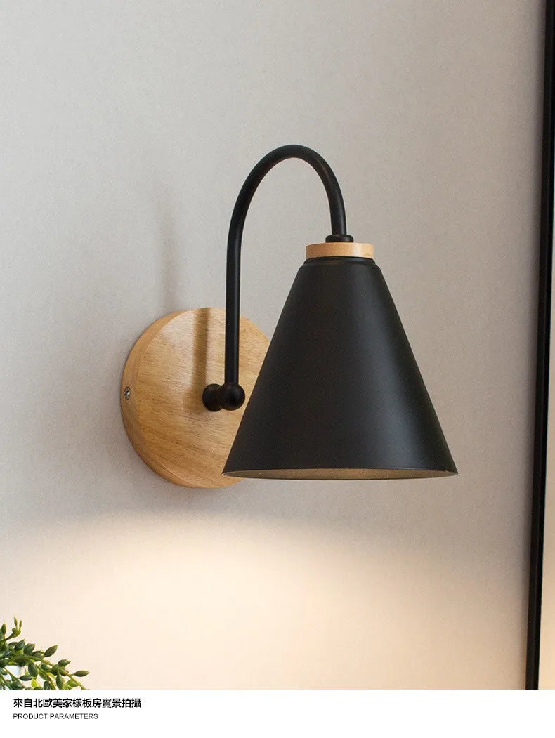 lampes murales modernes minimalistes blanc noir chaîne pompon fixation muriale chambre cuisine salle manger