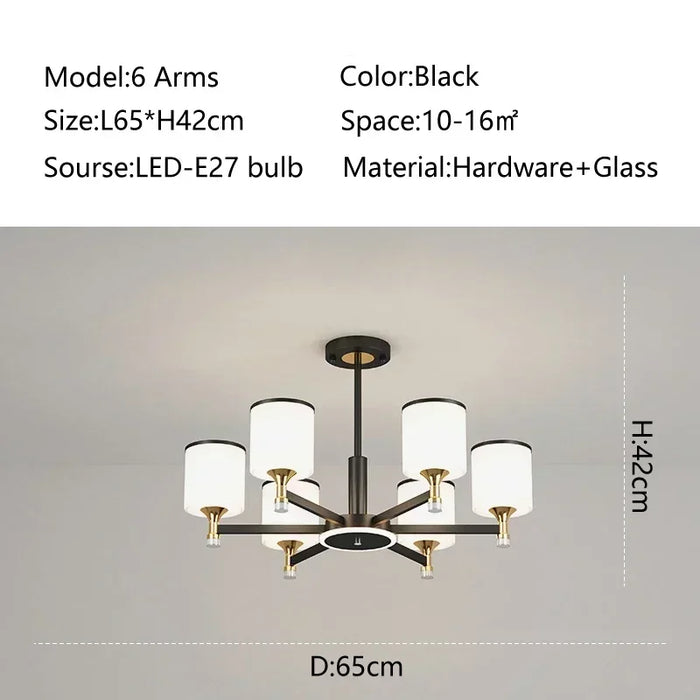 suspension lumineuse or noir moderne abat jour conique verre métal contemporain minimaliste trichromatique
