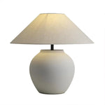 lampe table moderne noir abat jour texture mat base solide flux lumineux 249 2000