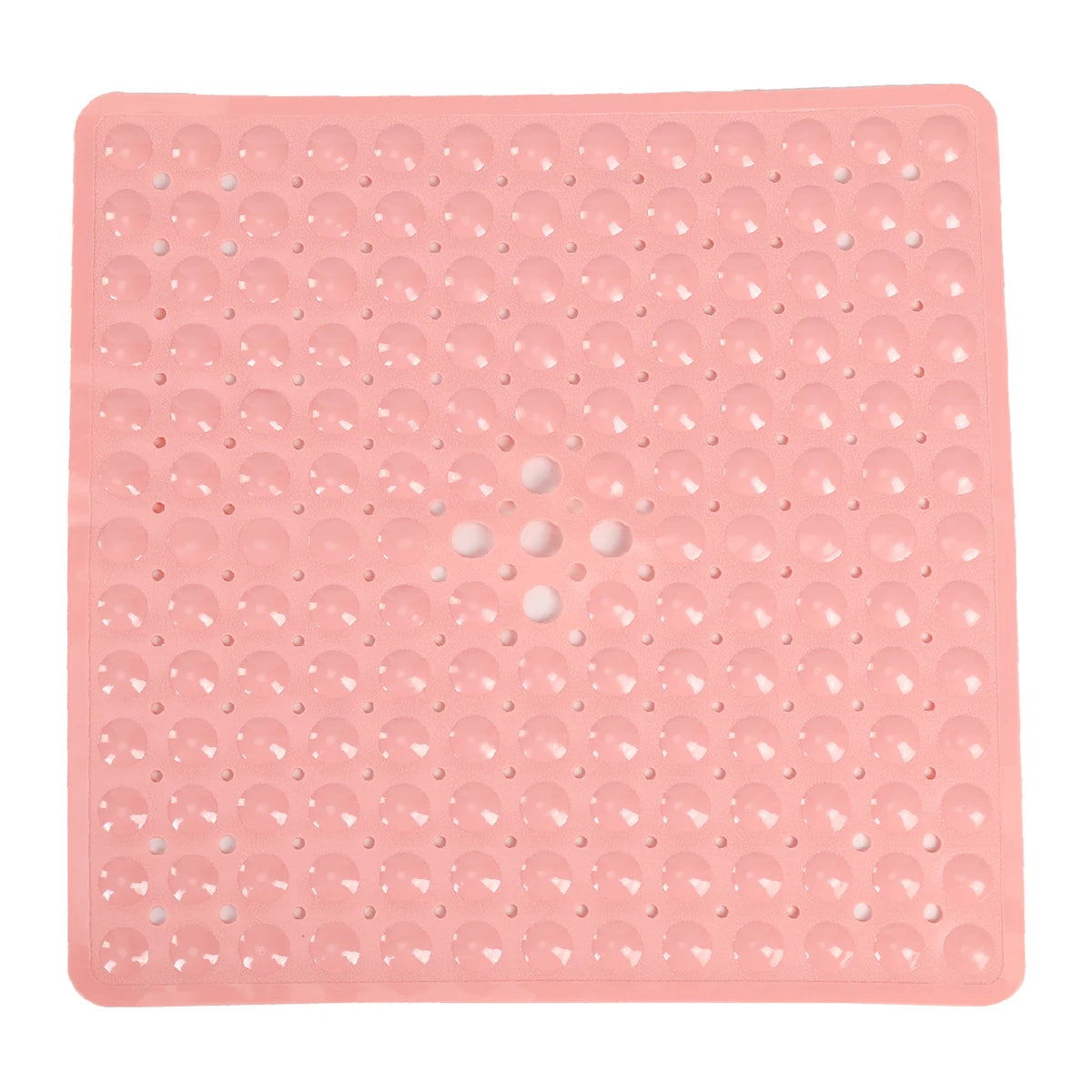 tapis bain antidérapant gris moderne perforations taches blanches opacité suction lavable machine