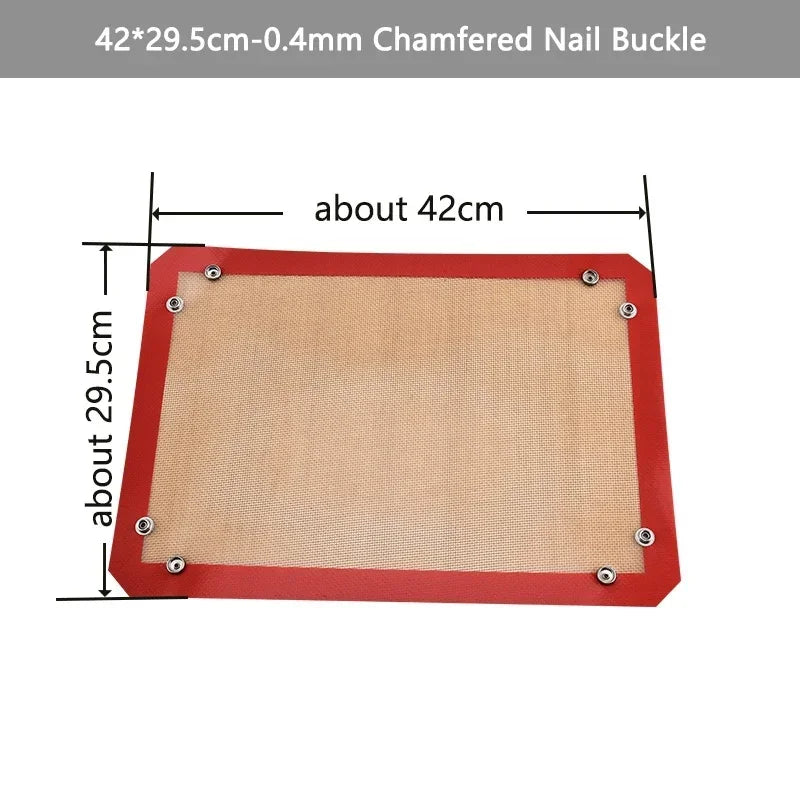 tapis cuisson silicone matelas beig noir texture tissée boucles haute température antiadhésif moderne
