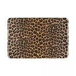 tapis léopard moderne imperméable antidérapant adhésif beige noir marron 40x60cm