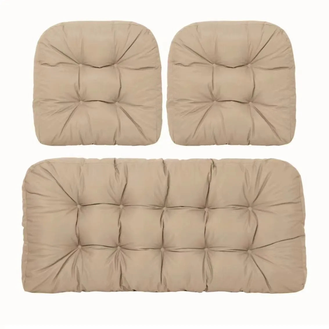coussins jardin bleu imperméables motif plis moderne 50x48cm 100x50cm non amovibles lavables adultes
