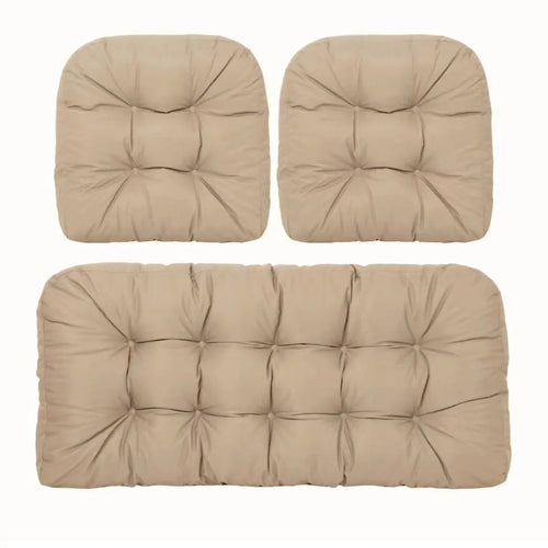 coussins jardin bleu imperméables motif plis moderne 50x48cm 100x50cm non amovibles lavables adultes