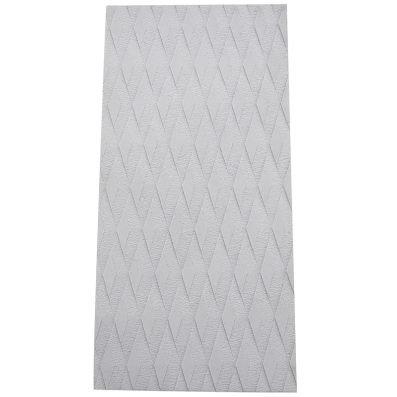 tapis adhésif antidérapant extérieur motif rayures diagonales moderne couleur blanc texturé gris contemporain
