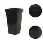 Pot fleurs moderne vase plancher bouquets décoration table blanc noir multifonctionalité