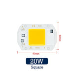 ampoule led chip 10w 20w 30w 50w cold warm white ic intelligent diy éclairageextérieur
