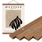 cadres bois modernes métalliques imprimés toile art mural minimaliste 21cm 30cm 40cm 50cm 60cm