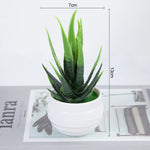 petit bonsaï artificiel plante pot blanc décoratif maison jardin fleurs roses vertes