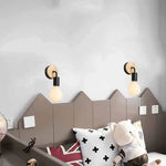 Lampes murales modernes bois clair noir blanc éclairage quotidien chambre entrée étude