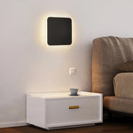 applique murale led moderne or noir gris clair ronde carrée lumineuse minimaliste chambre salon