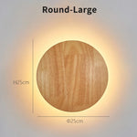 lampe murale bois led moderne minimaliste éclairage quotidien chambre cuisine salon entrée étude(toucher)