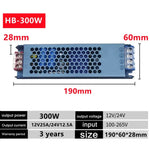 transformateur ac/dc 12v 24v 60w 100w led alimentation électrique bleu industrielle