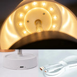 lampe table led rechargeable blanc moderne commande tactile étude camping chambre coucher portable usb