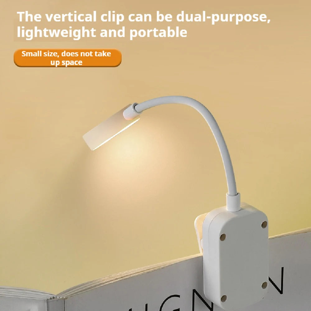 lampe lecture pince led blanc moderne réglable continu certifications multiples