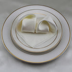 serviette table satin pliée forme coeur mariage décoration fête