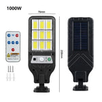 lampe solaire moderne noire ip66 induction corpo télécommandeextérieur led 12v