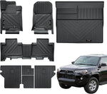 tapis sol voiture noir gris texturé moderne sportif antidérapant waterproof fixations trous complète set