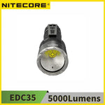 lampe poche rechargeable led 5000 lumens 200 500 metres noir tactique