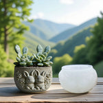 moule silicone lapin fleurs bougie aromathérapie pot fleur do it yourself artisanal