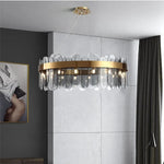 suspension lumineuse moderne or blanc rondes transparentes 90 260V 249 2000lm